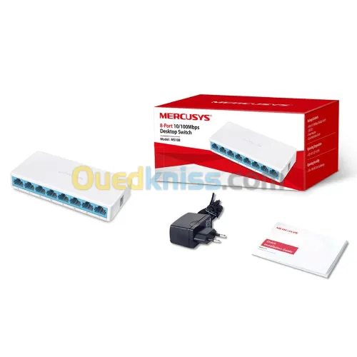 Mercusys 8 Ports 10/100 Mbps Concentrateur 