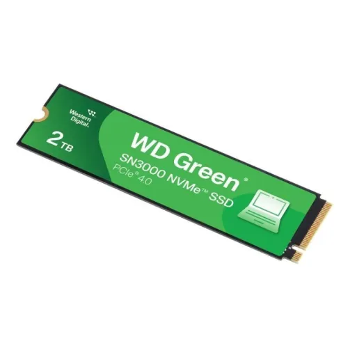 WD GREEN SN3000 2TB - DISQUE DUR SSD M.2 NVMe - PCIe 4.0 Gen4 - 5000 MO/S - NOIR - PC - LAPTOP