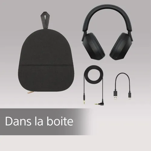 SONY WH-1000XM5 Casque Sans-Fil - Bluetooth 5.2 - Autonomie 30h - Micro Intégré - Capteur Tactile