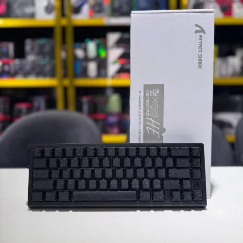 ATTACK SHARK X68 HE - CLAVIER GAMING 60% - MAGNETIC SWITCH - HALL EFFECT - RGB - USB - CONTOUR LINE - 8KHZ RAPID TRIGGER - 0.01MM