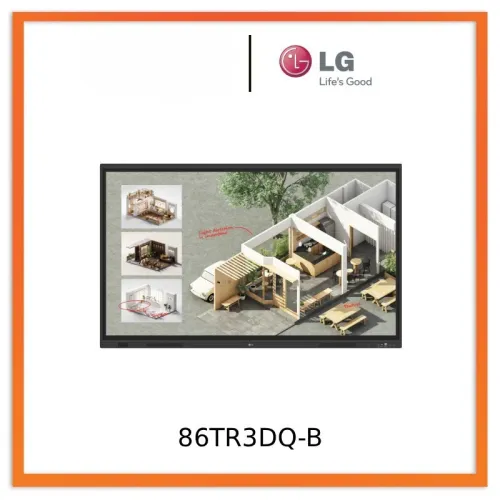 LG CREATEBOARD 86TR3DQ-B - ÉCRAN INTERACTIF 86" 4K -DIGITAL SIGNAGE - TACTILE -WIFI -BLUETOOTH- RJ45