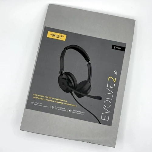 JABRA EVOLVE2 30 SE - CASQUE STÉRÉO PROFESSIONNEL AVEC MICRO USB-A - PLUG & PLAY - RÉTRACTABLE - BLACK