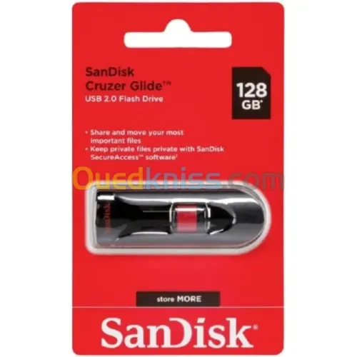 Flash Disque SanDisk Cruzer Glide 128GB 3.0 USB Flash Drive 