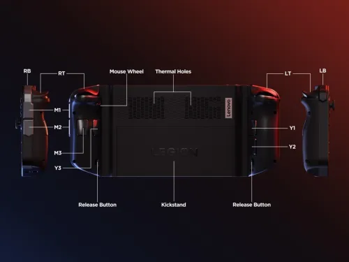 LENOVO LEGION GO - Console Gaming Écran 8,8" QHD+  144Hz - AMD Ryzen Z1 extreme - 16Go RAM 512Go SSD