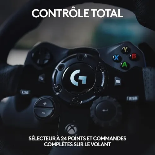LOGITECH G923 Volant de Course TRUEFORCE et Pédales Pédales Sensibles Double Embrayage PS5 XBOX PC