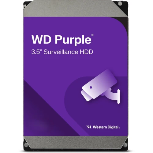 WD PURPLE 6TB SURVEILLANCE - DISQUE DURE HDD 3,5" - SATA 6GB/S - 5400 RPM - 256Mo - WD64PURZ