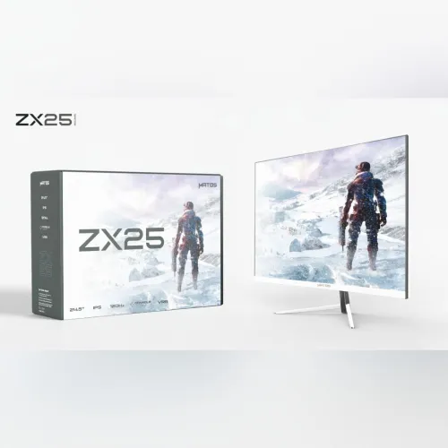 ECRAN MATOS ZX25 - GAMING 120HZ FHD - FAST IPS - 1MS - PC & CONSOLE - G-SYNC - VRR & ALLM - WHITE