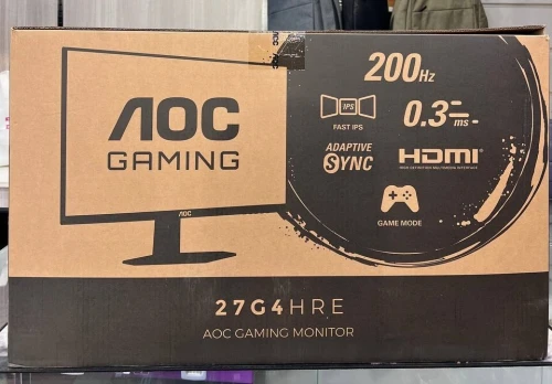ECRAN AOC 27G4HRE - GAMING 27" FULL HD - 200HZ - DALL IPS -  1MS - G-SYNC - HDR10 - HDMI/DP - BLACK