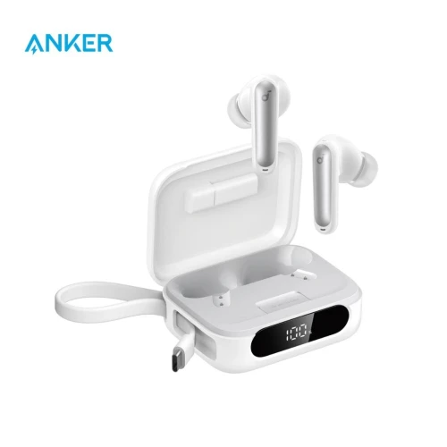 SOUNDCORE BY ANKER P41i - EARBUDS SANS FIL - FAST CHARGEURE - ANC - USB-C - ORIGINAL - BLACK & WHITE