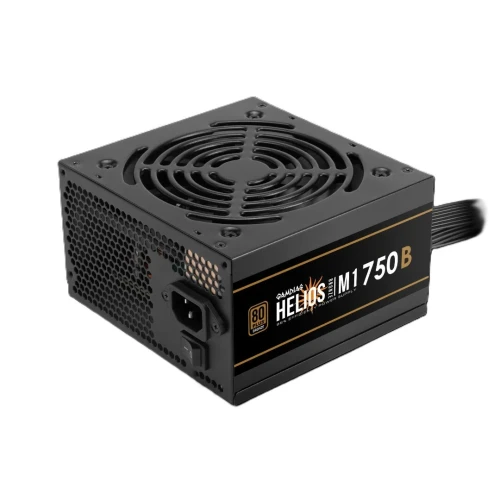 GAMDIAS HELIOS M1-750B - ALIMENTATION 750W - 80 PLUS BRONZE - ATX12V V2.4 - FAN SILENCIEUX - BLACK
