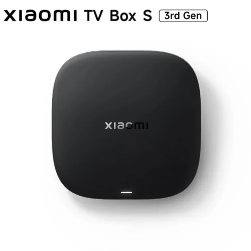 XIAOMI TV BOX S 3RD GEN 4K - GOOGLE TV - 32GO - 2Go - WI-FI 6 - HDMI 2.1 - BLUETOOTH 5.2 - NOIR