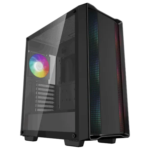DEEPCOOL CC560 ARGB V2 - BOITIER MOYEN TOUR - VERRE TREMPÉ - 4 X FANS - ARGB PWM - 360MM - BLACK