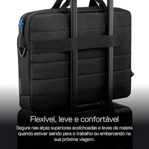 CARTABLE DELL ECOLOOP PRO SLIM BRIEFCASE - AI0414 - 15,6" - NYLEX - LAPTOP & DOCUMENTS - NOIR 
