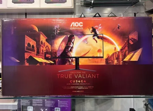 ECRAN AOC CU34G4 ULTRAWIDE - 34" WQHD 2K - 180Hz - 0.5MS - VA 1500R - HDR10 - AJUSTABLE - BLACK