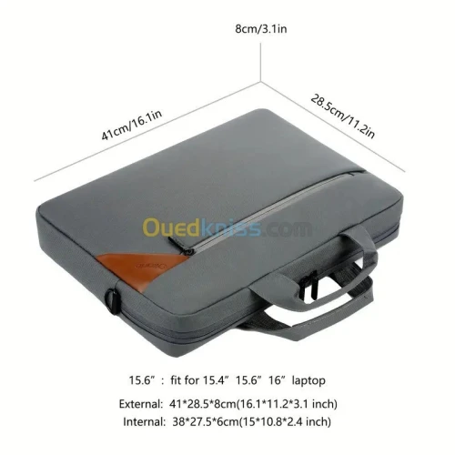 CARTABLE OKADE T60 - 15.6 INCH - POUR LAPTOP & MACBOOK - NOIR & BLEU.