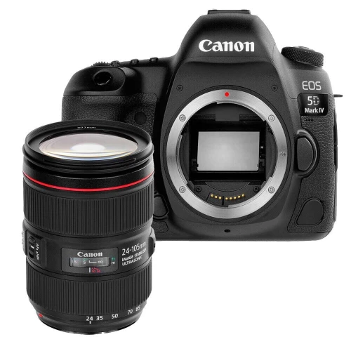 CANON EOS 5D MARK IV 4 - APPAREIL PHOTO REFLEX + OBJECTIF EF 24-105MM F4 IS USM L - WI-FI -  NFC - FULL FRAME