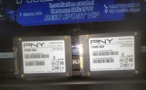 Sata PNY CS900 250 Go 3D NAND 2,5