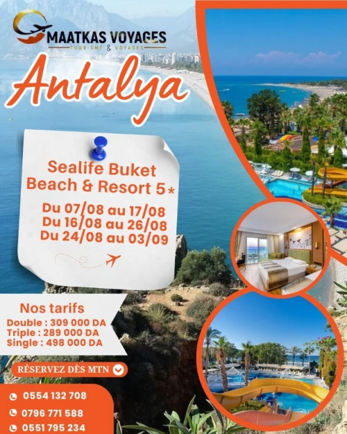 VOYAGE ORGANISE ANTALYA 