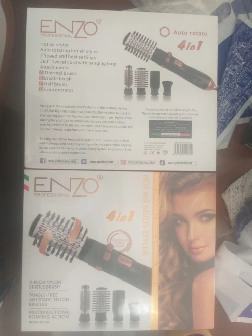 Brosse ENZO PROFESSIONAL 4in1 / Livraison Gratuit