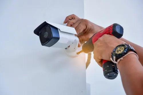 Installation de caméra surveillance
