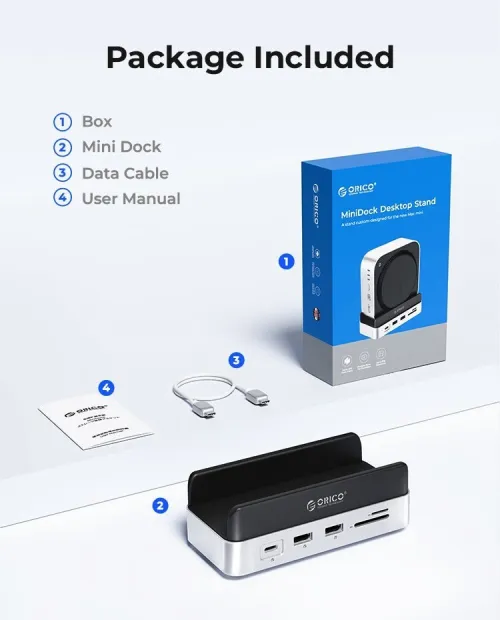 ORICO MiniDock et Support pour Mac Mini