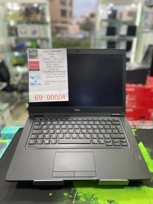 PC PORTABLE DELL RYZEN 7 SERIE 2700U 16GO RAM 512SSD (EQUIVALENT I7 8EME)