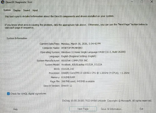Laptop Asus