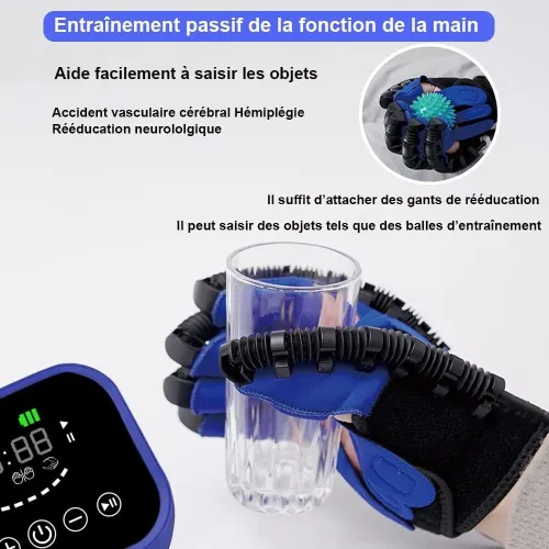  قفاز إعادة التأهيل الحركي لليد Gant Robotisé Pour La Rééducation De La Main 