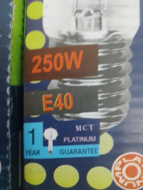 Lampe sodium E40 220V 250W neuf jamais utilisé 