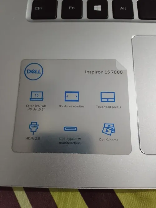 Dell Inspiron 15 7000  i7 8e Gen 16GB RAM  SSD + NVMe