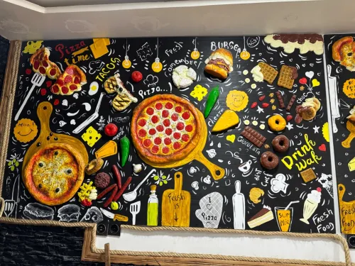  Cadre 3D pour pizzeria 