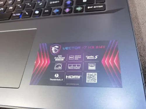 MSI VECTOR 17 HX I9 14900HX RTX 4070