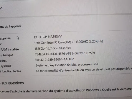 DELL G15 5530 I9 13900HX RTX 4060 8GB 32GB 1TR SSD