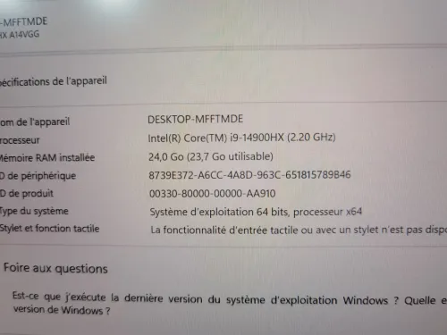 MSI VECTOR 17 HX I9 14900HX RTX 4070