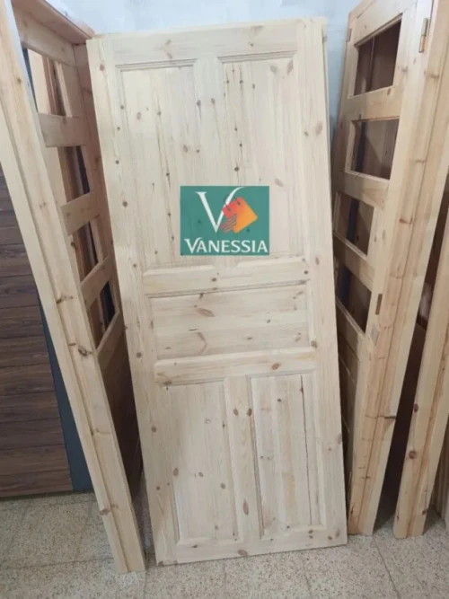 Porte Chambre Sans Cadre Bois Rouge