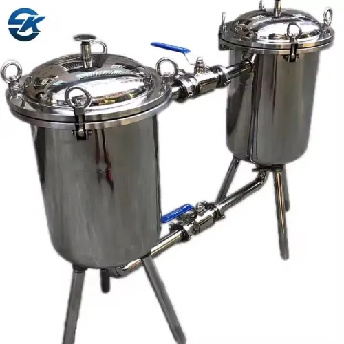 Filtre inox alimentaire double cuve