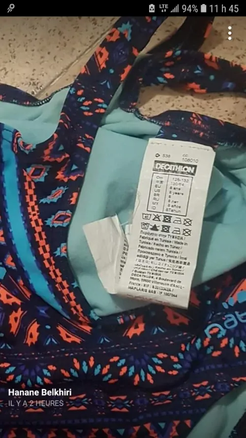 Maillots femmes et fillette