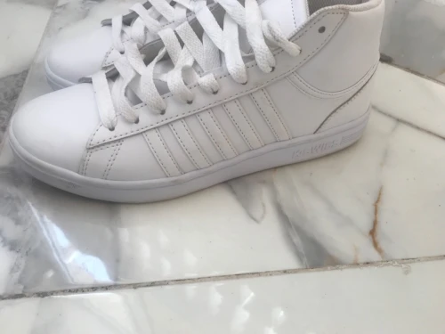 Baskette montante k-swiss blanche