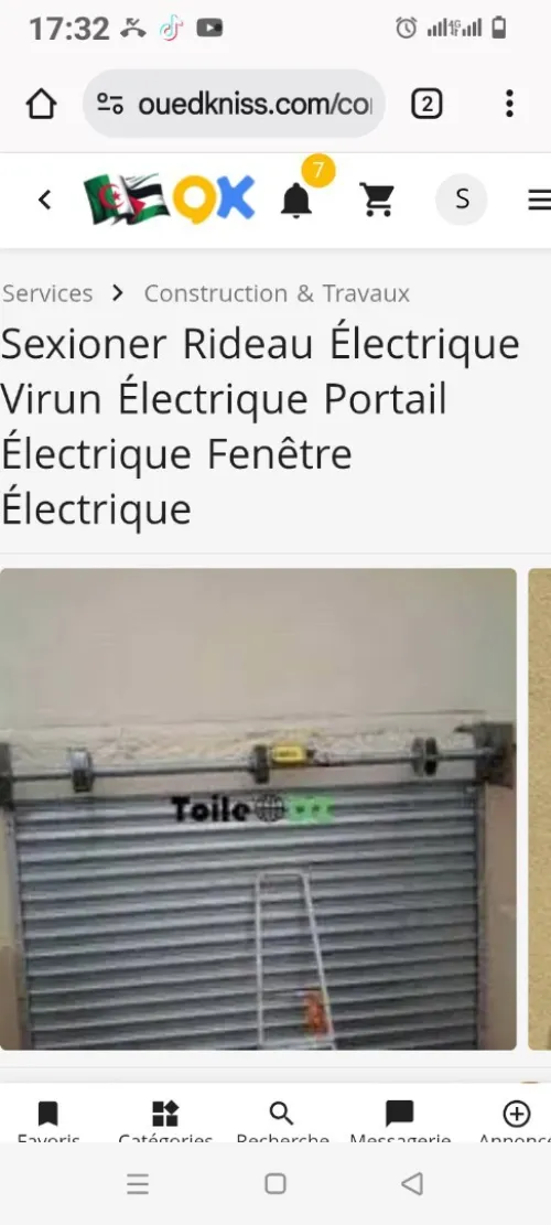 Rideaux électrique portail coulissant fauteuil abattant sectionnel travaux de serrurier serrure