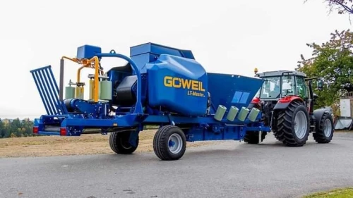 COMBINÉ PRESSE-ENRUBANNEUSE F60 / LA MARQUE : GÖWEIL (AUTRICHE)