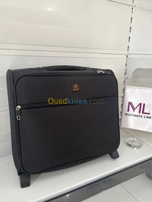 Valise et cartable en cuir