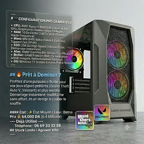 pc gamer ryzen 5600 G