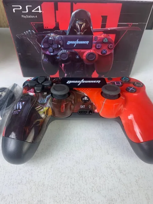 SONY DualShock Manette PS4 Sans Fil, Batterie Rechargeable (High Copy) Edition Ghost Runner