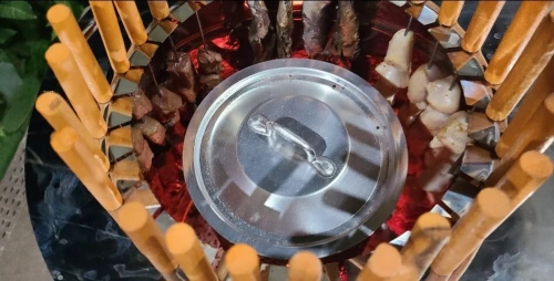Barbecue vertical sans fumée شواية عمودية بدون دخان0