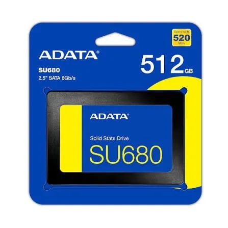 ADATA SSD 512GB SU680 SATA III 6GB/S 2.5