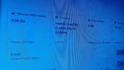 i5-6500, 8GB RAM DDR4 (4+4) 1 RGB, ASUS h110