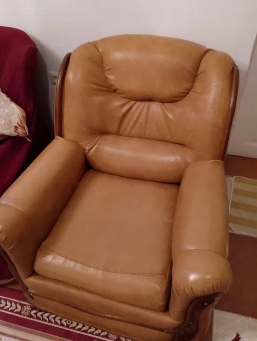 Fauteuil 7 places en semili cuire 