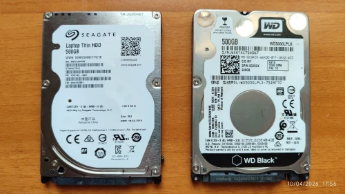02 Disques dur 500Go.