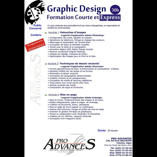 Formation Express: Graphic Designer (30h)