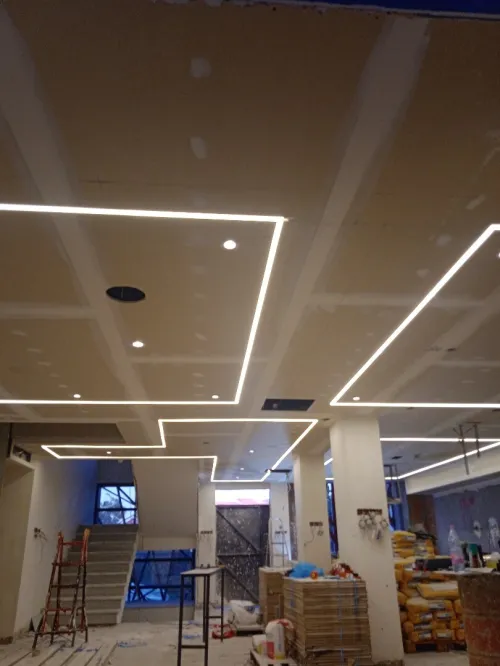 placoplâtre & led profile 